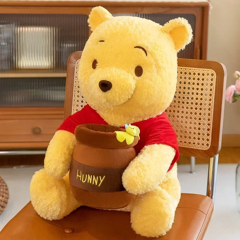 thumbnail image 1 of Peluche de Winnie The Pooh de Disney de 35/45/55 cm, almohada de Anime Honeypot Kawaii, decoración de habitación de dibujos animados para niñas, regalos de cumpleaños suaves para niños, 1 of 5