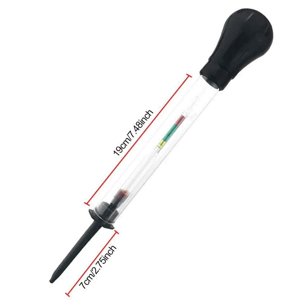 Battery Hydrometer 1.100-1.300 Electric Density Meter Suction Acid Tester Electrolyte Lead Flooded battery hydrometer tester