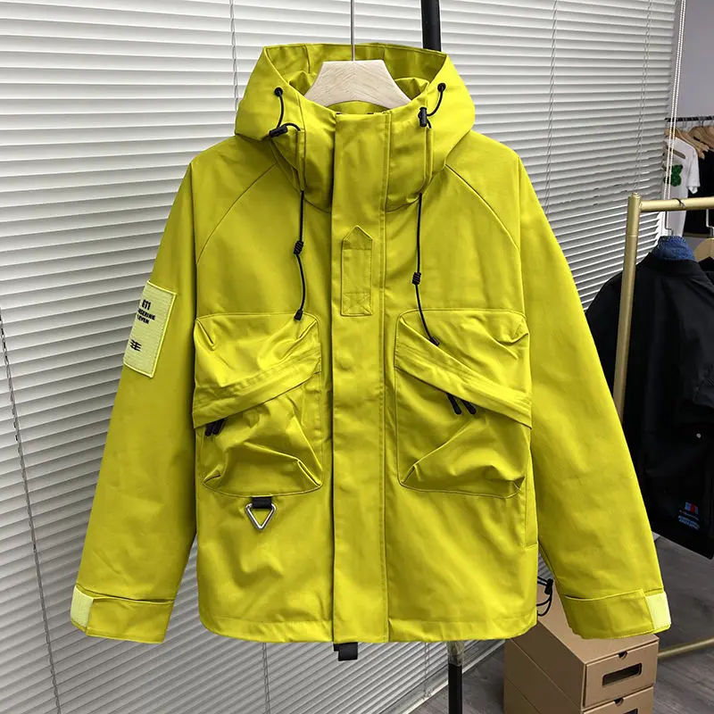 

Brand Bomber Jacket Long Sleeve Multi-pocket Coat Men Windbreaker Windproof Waterproof Military Tactical Motorcycle Jackets New