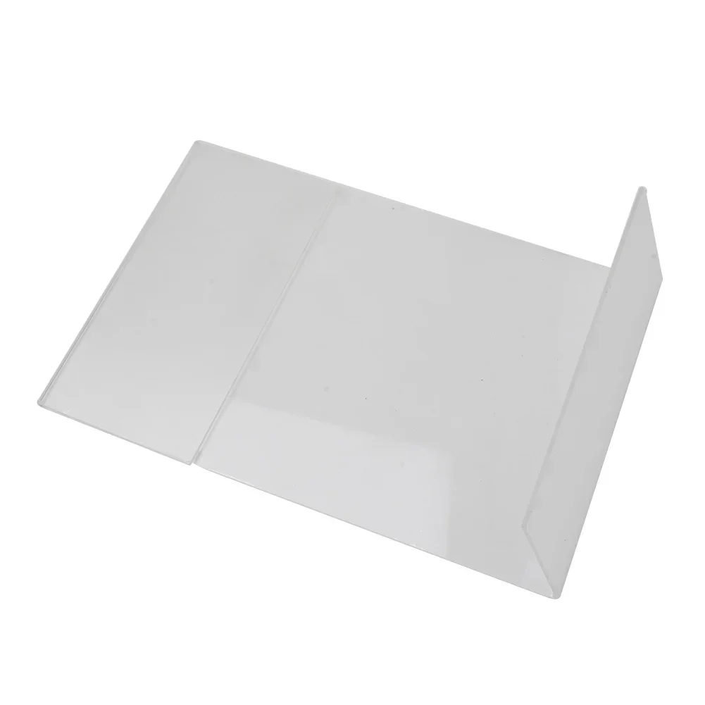 Transparent Acrylic photo frame acrylic display holder price tag display stand Display Stand Photo Frames Desk Display Card Stand Price Tag Clip Sign Card Holder Stands Poster Racks A6