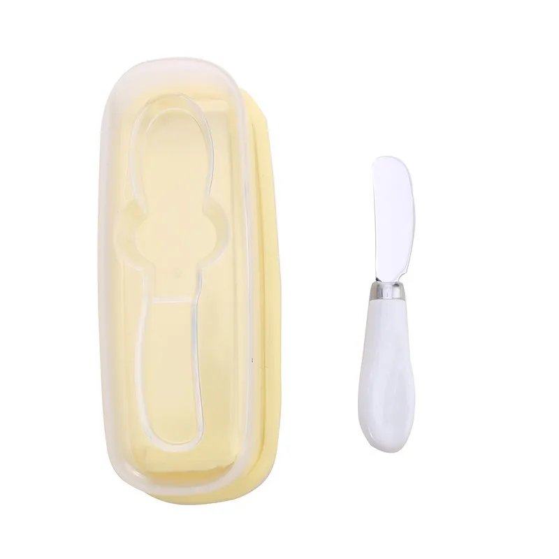 Butter Box With Lid Spatula Cheese Baking Bread Storage Box Baby Food Container Cheese Rectangular Preservation