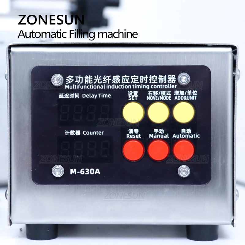 ZONESUN ZS-DTYT2L Automatic Pneumatic Filling Machine Liquid Cosmetic Body Shop Oil Water Bottle Filler Small Production Line