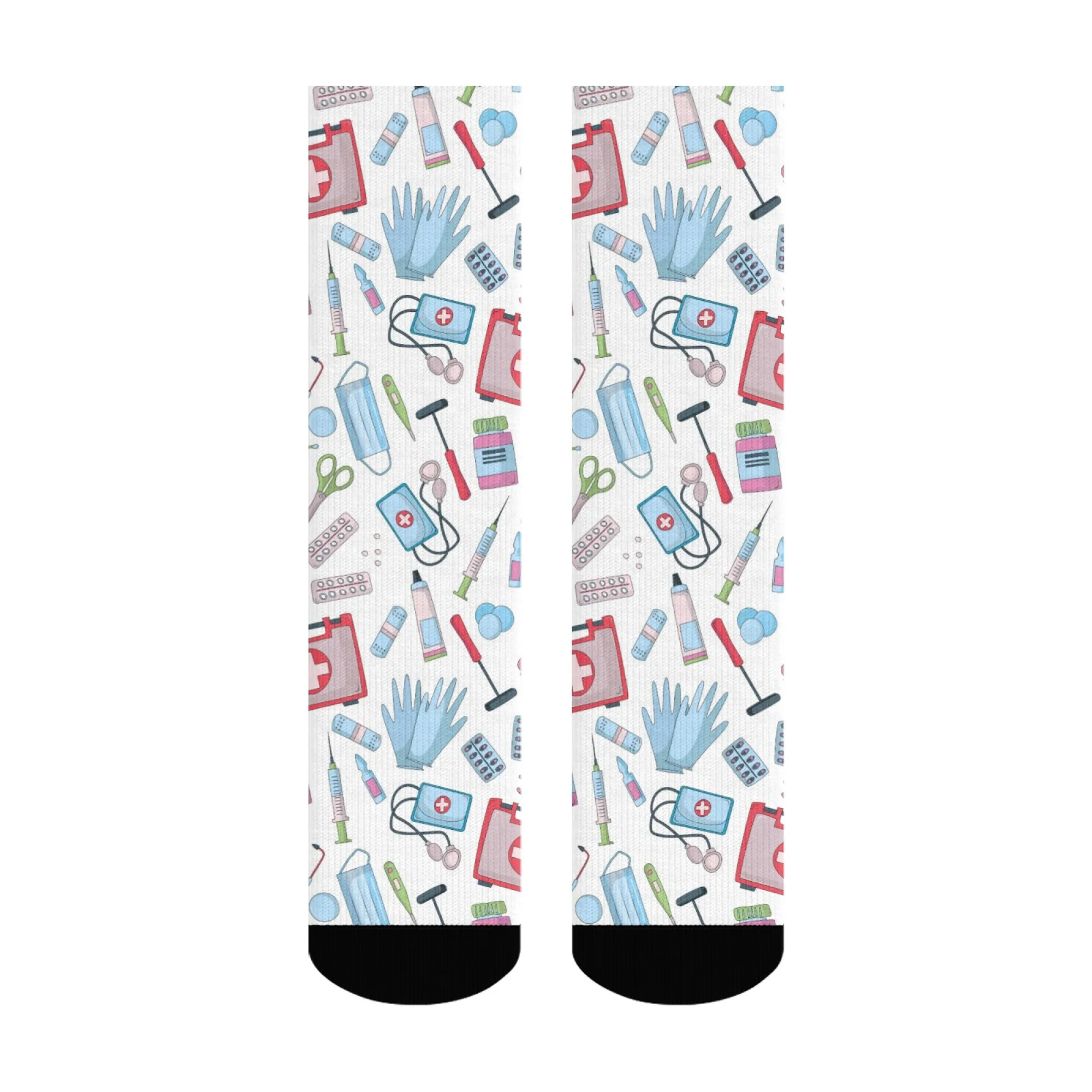 ⚕️ جوارب بنمط الرعاية الصحية والأدوات الطبية