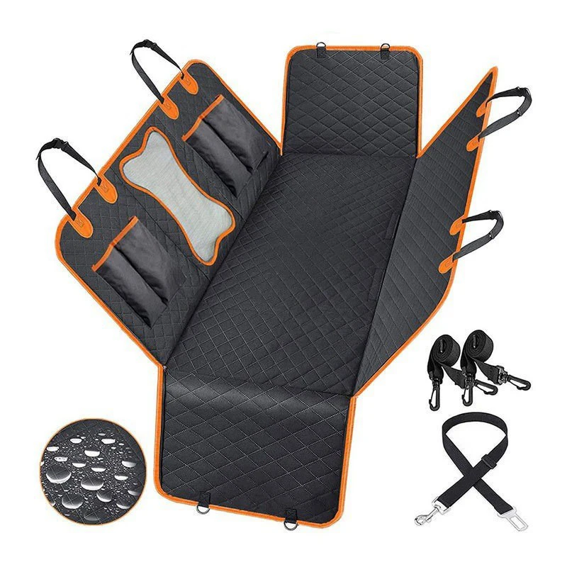 Pets Dog Car Seat Cover Protector for Back of SUV s Waterproof Convertible Hammock Backseat