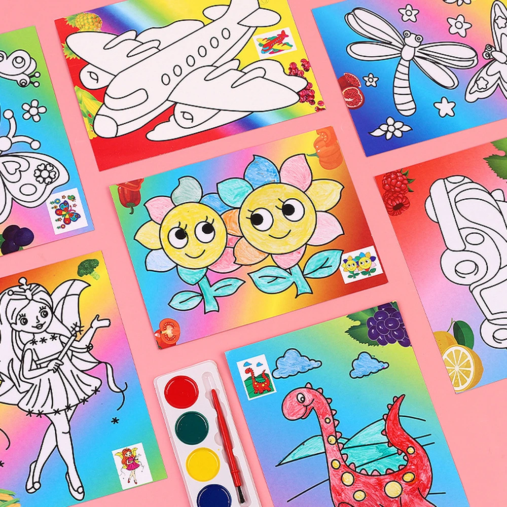 DIY Graffiti Pintura Jogos para Crianças, Educação Infantil