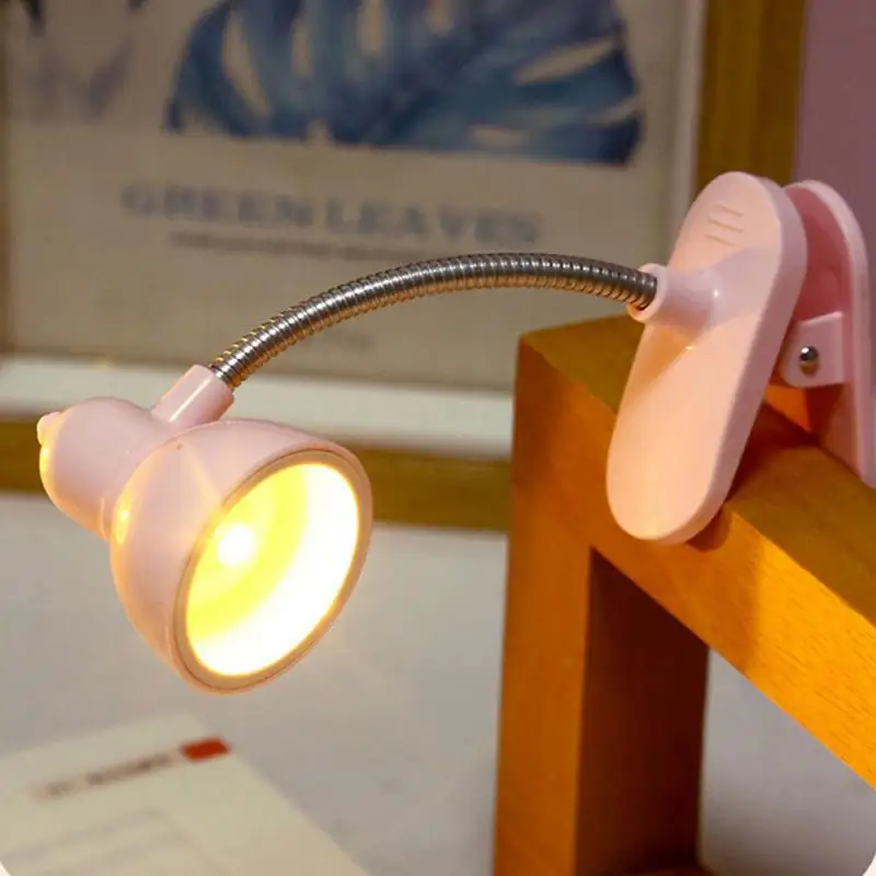LED Light Night Light Book Light Mini Night Light Mini LED Light Cute Mini Lamp to Read Book Eye Protection Rotatable Reading Lamp with Clamp Reading Lights for Books Desk Table Bedroom