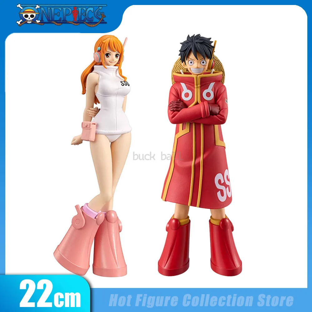 

Anime One Piece Figure Nami Figures Egghead Luffy Figure Pvc Cute Statue Collection Decoration Girls Model Kids Toys Gifts