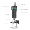 Router Tool 800W Compact Palm Wood Router Tool for Woodworking Electric Hand Trimmer Cutting Planning Tool with 1/4'' Router Bit 3