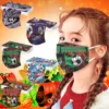 50PCS Children'S Disposable Breathable Mask Fashionable And Handsome Graffiti Printed Cotton Mask Child Friendly Protective Mask 2