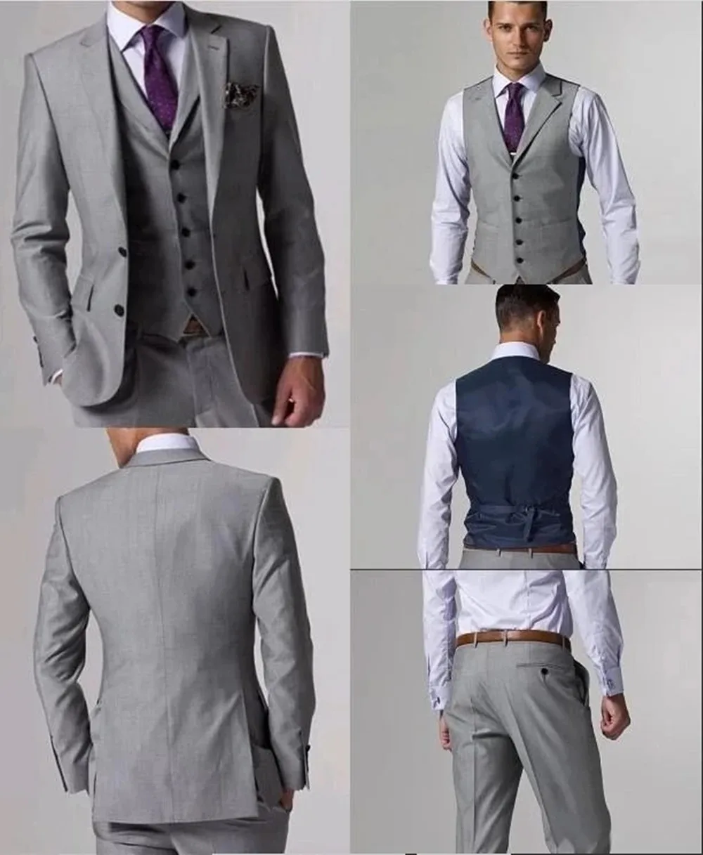 Costume gris formel pour hommes