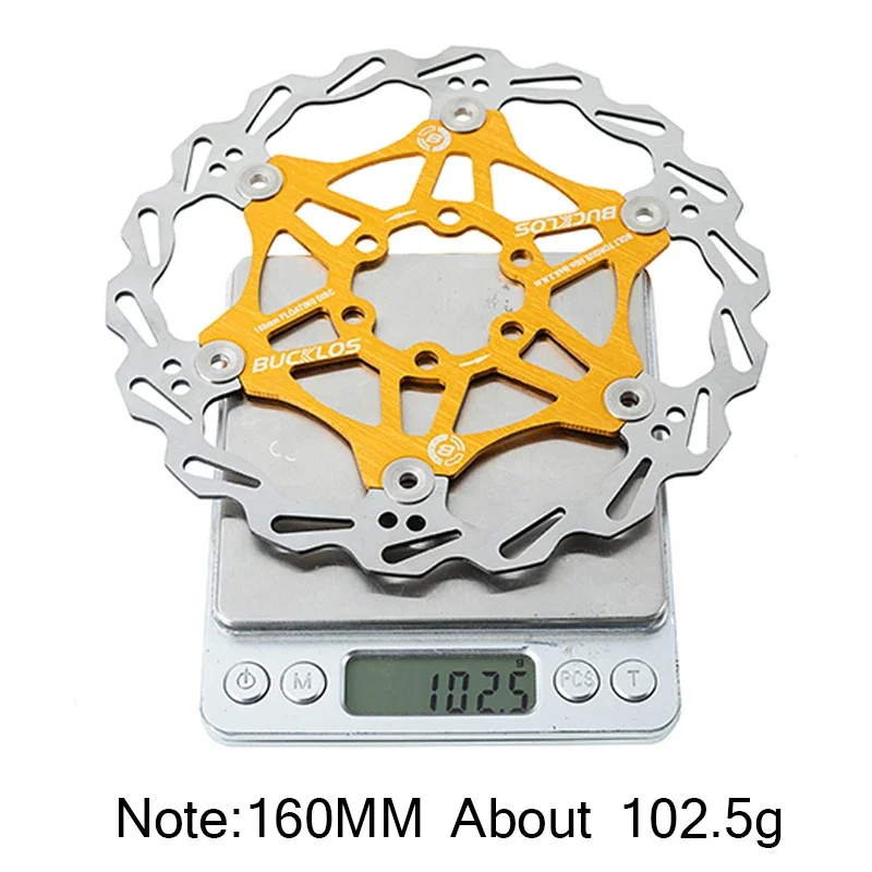 Durable Bicycle Brake Rotor with Screws 160/180/203mm Quick Cooling Float Rotor