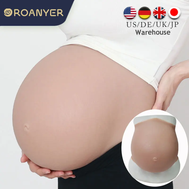 Dokier-vientre falso de silicona realista, vientre de embarazo, vientre de  bebé, prótesis de silicona, barriga, Crossdresser, Cosplay