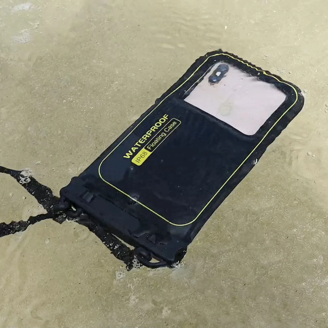 HAISSKY Upgrade Sponge Waterproof Phone Bag Universal Crossbody Swimming Surfing Storage Pouch For iPhone Samsung Xiaomi Google waterproof bag