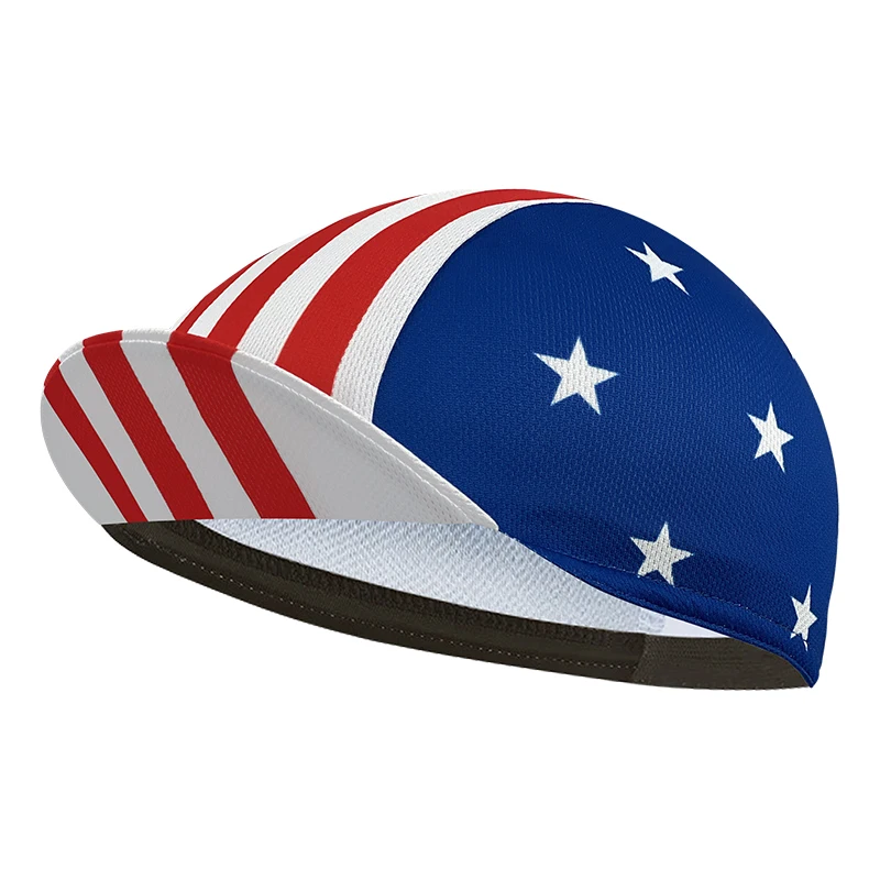 New cycling cap, polyester sweat wicking classic, popular, unisex, national flag 5