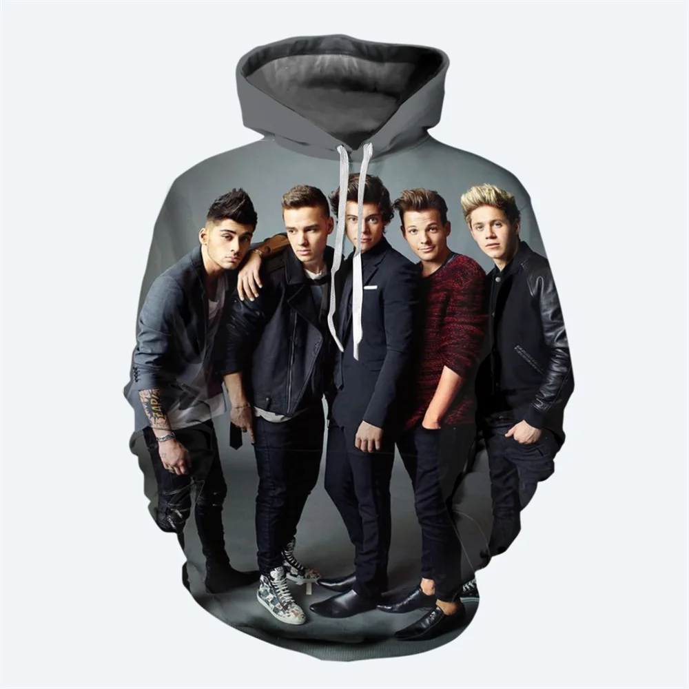 thumbnail image 1 of Nueva sudadera con capucha para hombre con estampado 3D de la banda One Direction, suéter con patrón de moda urbana, estilo hip hop, sudadera informal para hombre, 1 of 5