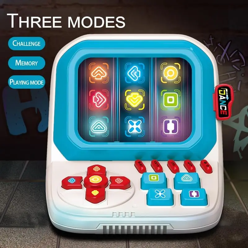 Finger Dance Machine ,Quick Push Pop Game Fast Push toy,3 Modes Handheld Speed Pushing Game,Multi-Player Play, birthday Gifts