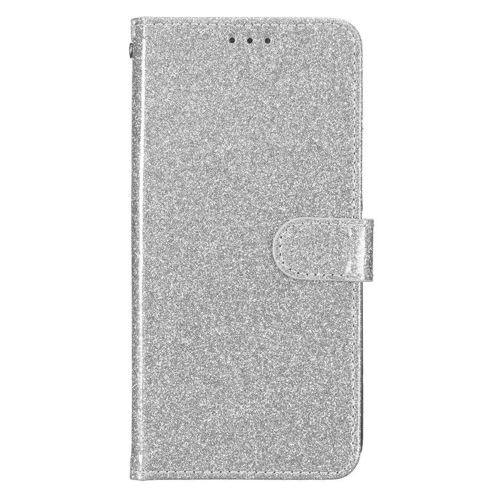 Glitter Leather Flip Phone Case - Premium Edge 60 50 Pro