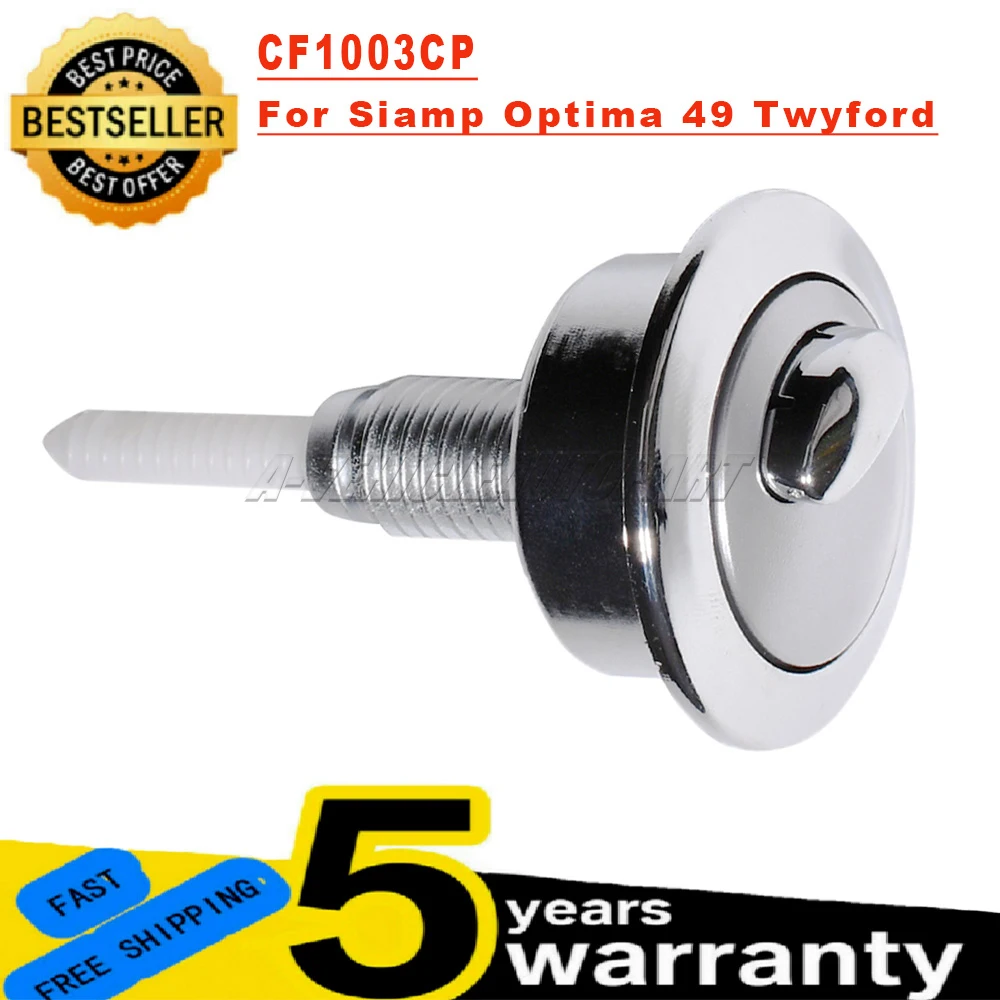 Reemplazo de inodoro para Siamp Optima 49 Twyford, doble descarga, botón pulsador de cisterna, CF1003CP