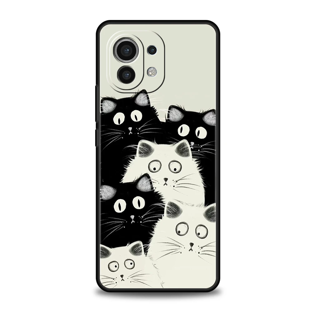 Cartoon Cat Silicone Phone Case Cover
