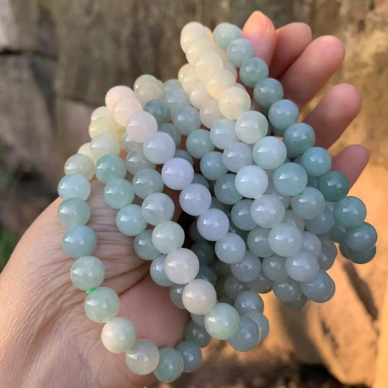 Natural Burma Jade Bracelet for women Myanmar Jadeite Green Real ACCESSORI GIFT BEAD DROPSHIP JEWELRI FASHION