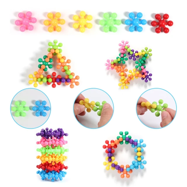 Creative Maze Block Snow Discs Building Toy Puzzle Block Boy Girl Party Favor 1