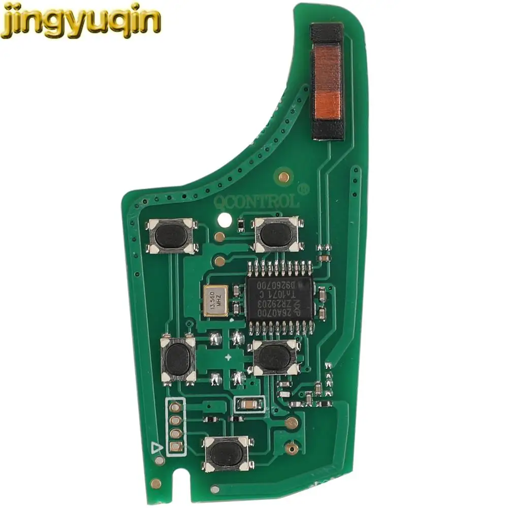 Jingyuqin 5pcs Remote Car Key Electronic Circuit Board 315/433MHZ For Chevrolet Malibu Cruze Aveo Spark Sail Opel 2 3 4 5 Button
