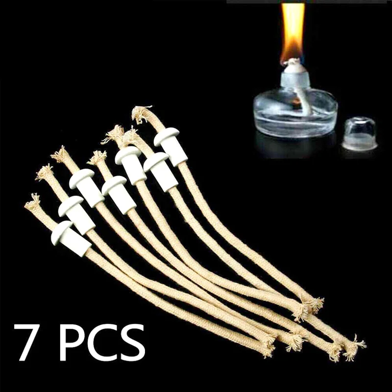 7PcsAlcoholWickRopeCottonWickHolderPorcelainHoldersTorchWine
