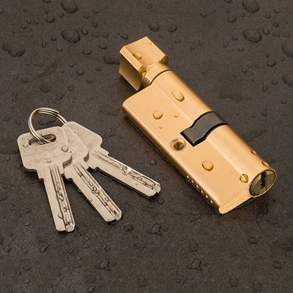 Door Lock Cylinder 70mm 3 Keys Anti-Theft Entrance
