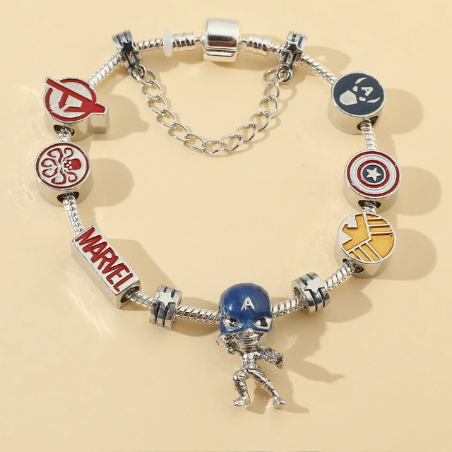 Disney Marvel Movie Figure Spiderman Ironman Groot Women Pendant Bracelet  Charm Spider-Man DIY Jewelry Bracelet Accessories Gift - AliExpress