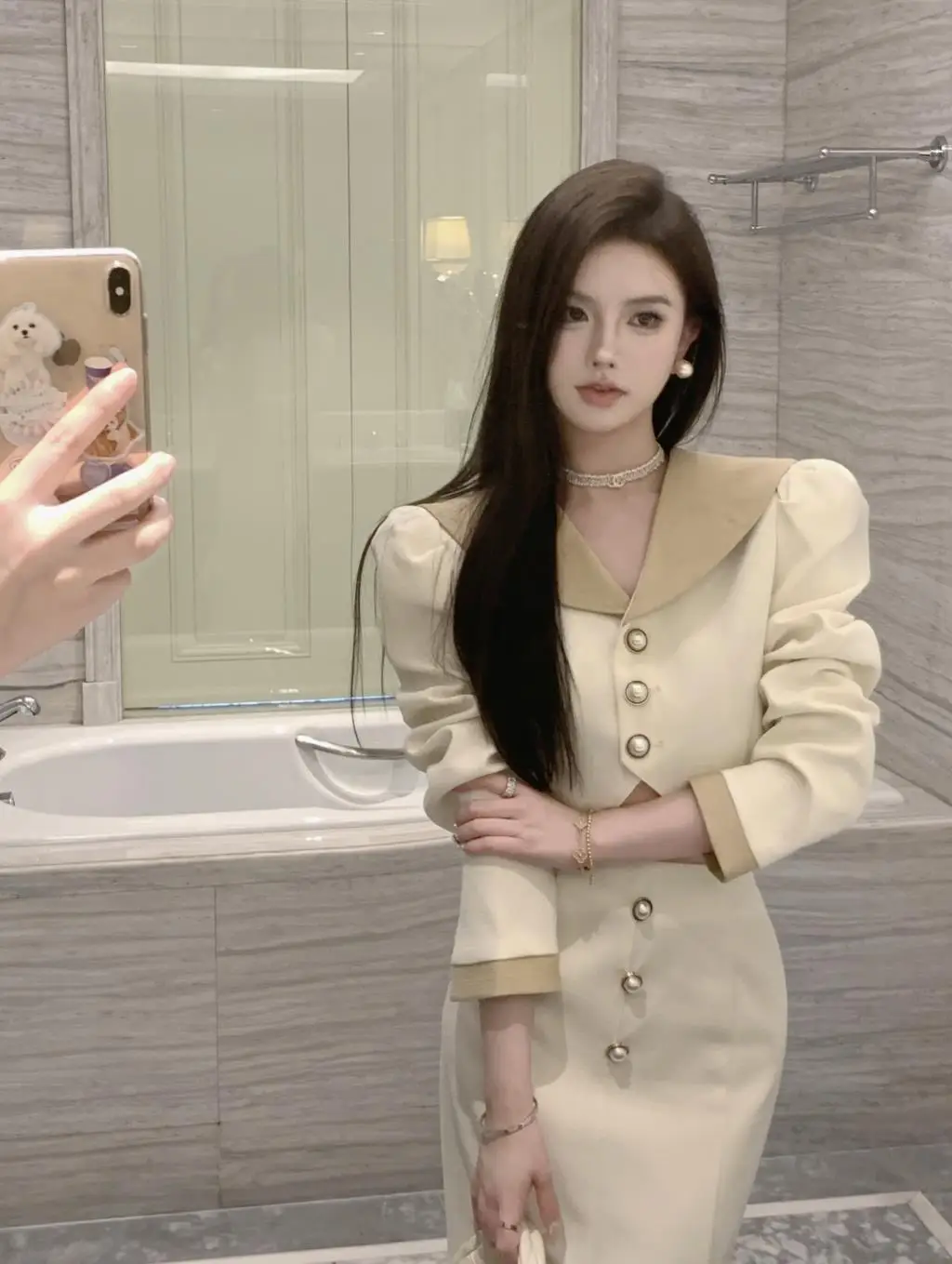 Elegant Two Piece Set Women Long Sleeves Short Coat + High Waist Mermaid Skirt Autumn Winter Solid Korean Style Patchwork Outfit