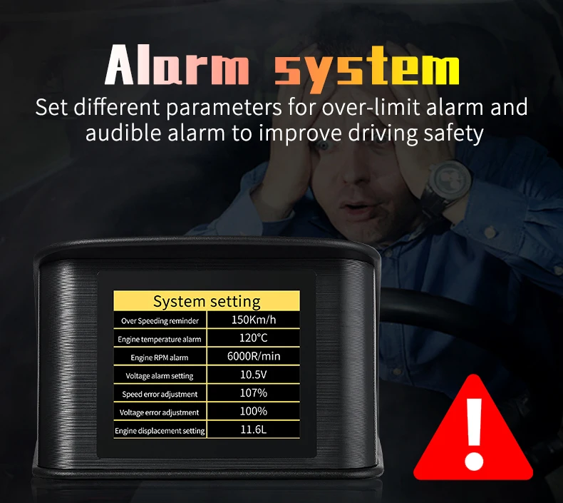 OBD HUD P10 Car OBD2 Head Up Display HUD On Board Computer Digital 6 S2ef48730c65b4b0ba54a354b1f1bd0212