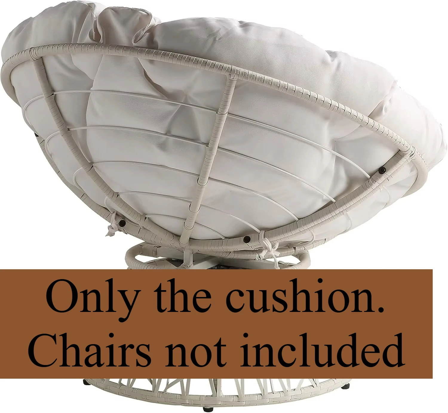 Outdoor waterproof hanging basket cushion-Bird's Nest chair cushion (Note: This product does not include the chair base)