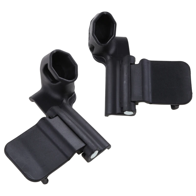 

Black Armrest ABS Protective Handle Stroller Adapters Accessories Detachable Replacement for Baby Pram 360 Degree