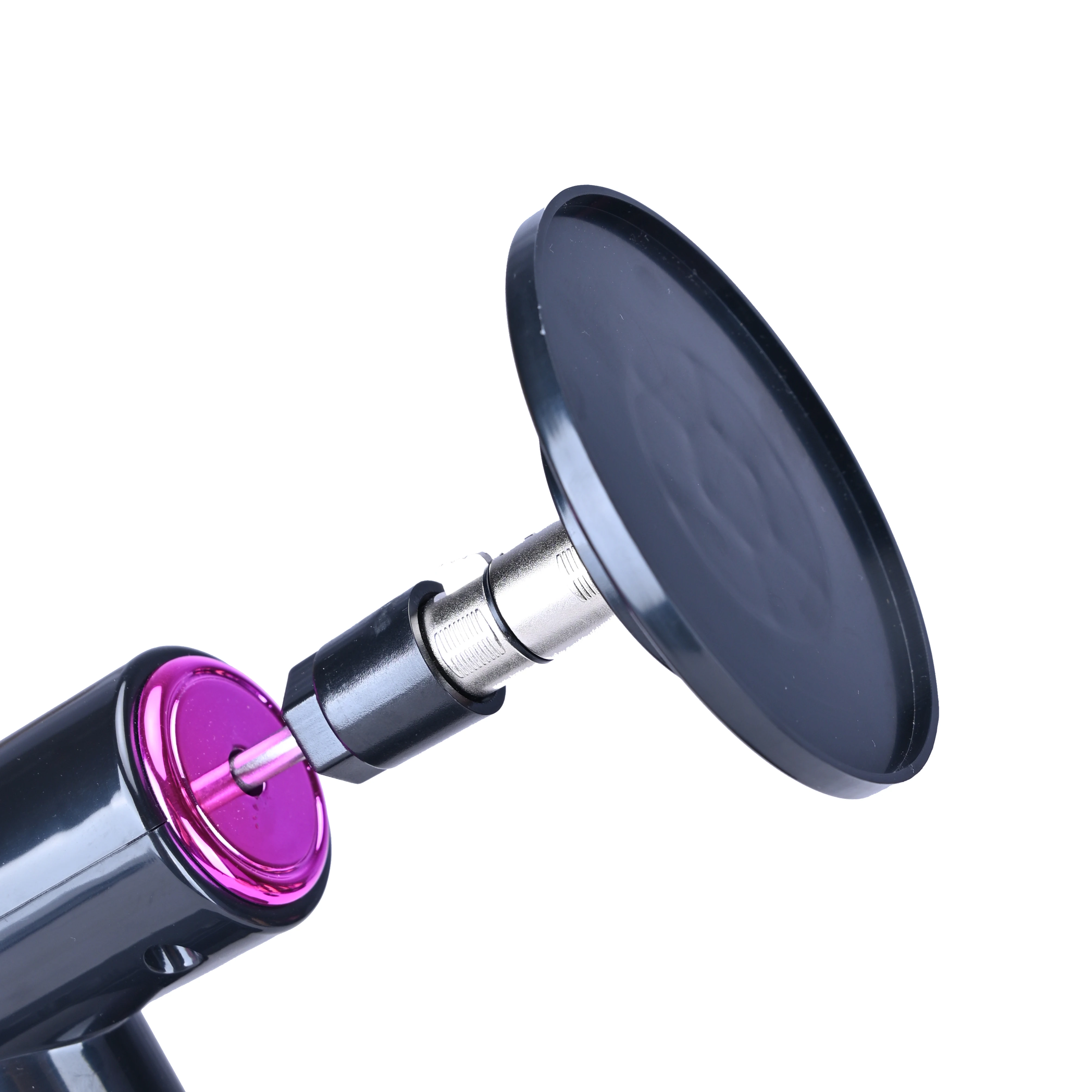 ROUGH BEAST Sex Machine Love Machine Dildo Holder Sex Attachment 3.85'' Black Suction Cup Adapter with 3XLR Connector