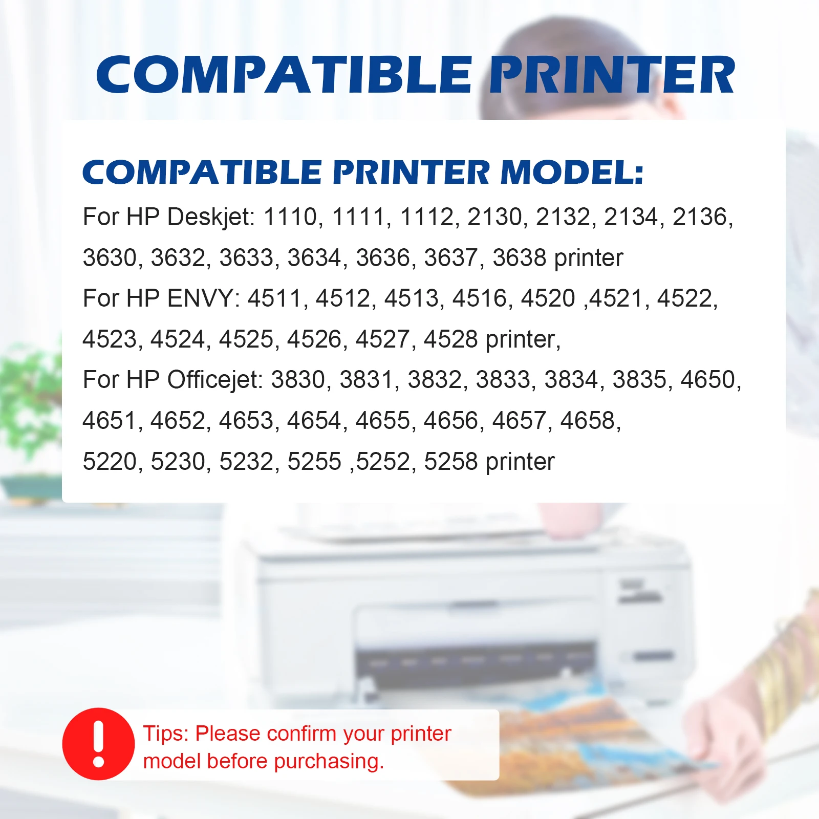 Cartouches d'encre compatibles HP302 HP 302 XL pour HP DeskJet 2130 2132  2134