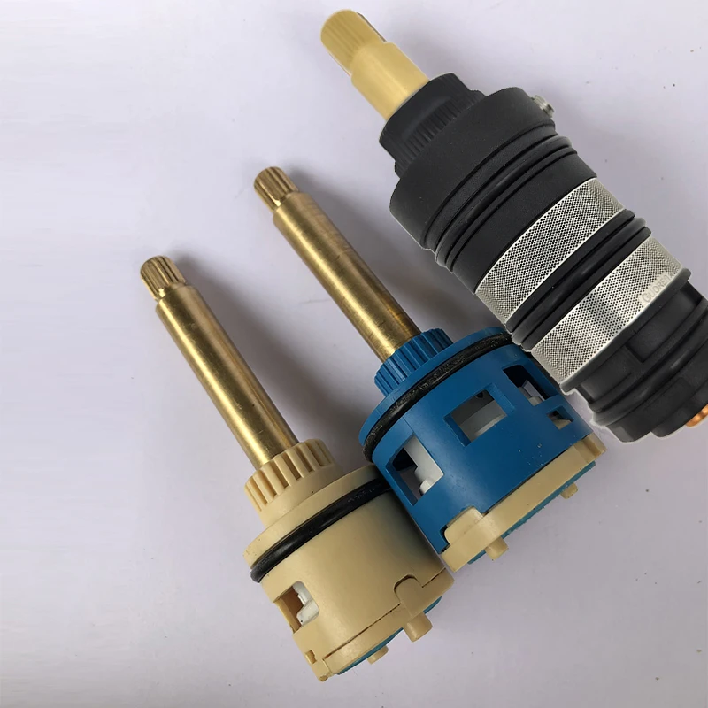 Brass Bath Shower Thermostatic Cartridge&Handl... - Vicedeal