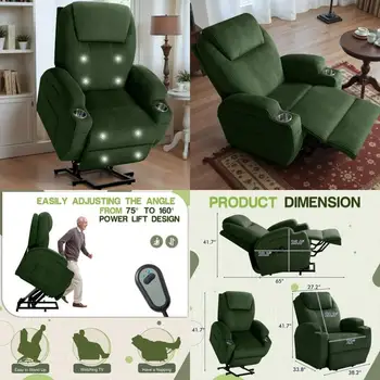 Electric Lift Recliner Chair 1