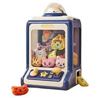 Electric Mini Claw Plush Machine Toys for Kids Play Game Candy Prizes Vending Doll Machines with Music Children Christmas Gift 1