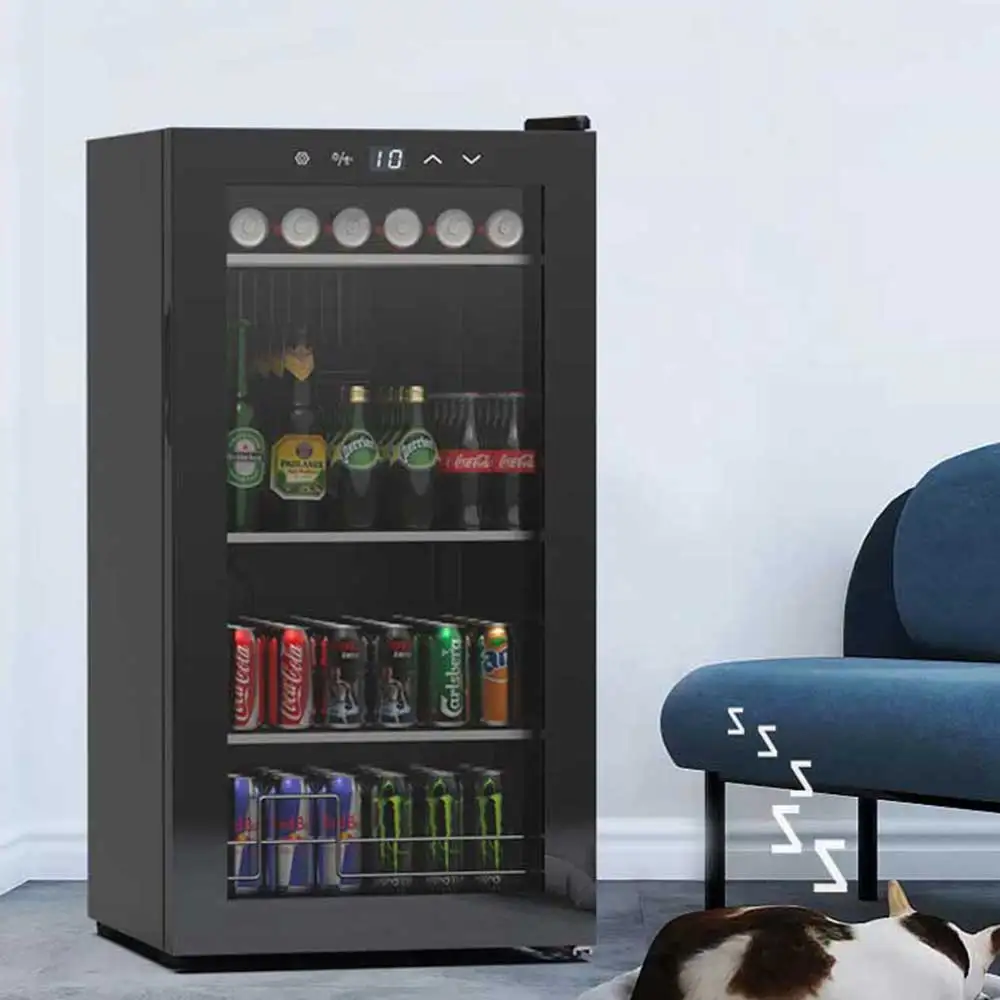 Household mini refrigerator single door cold storage crisper constant temperature wine display cabinet