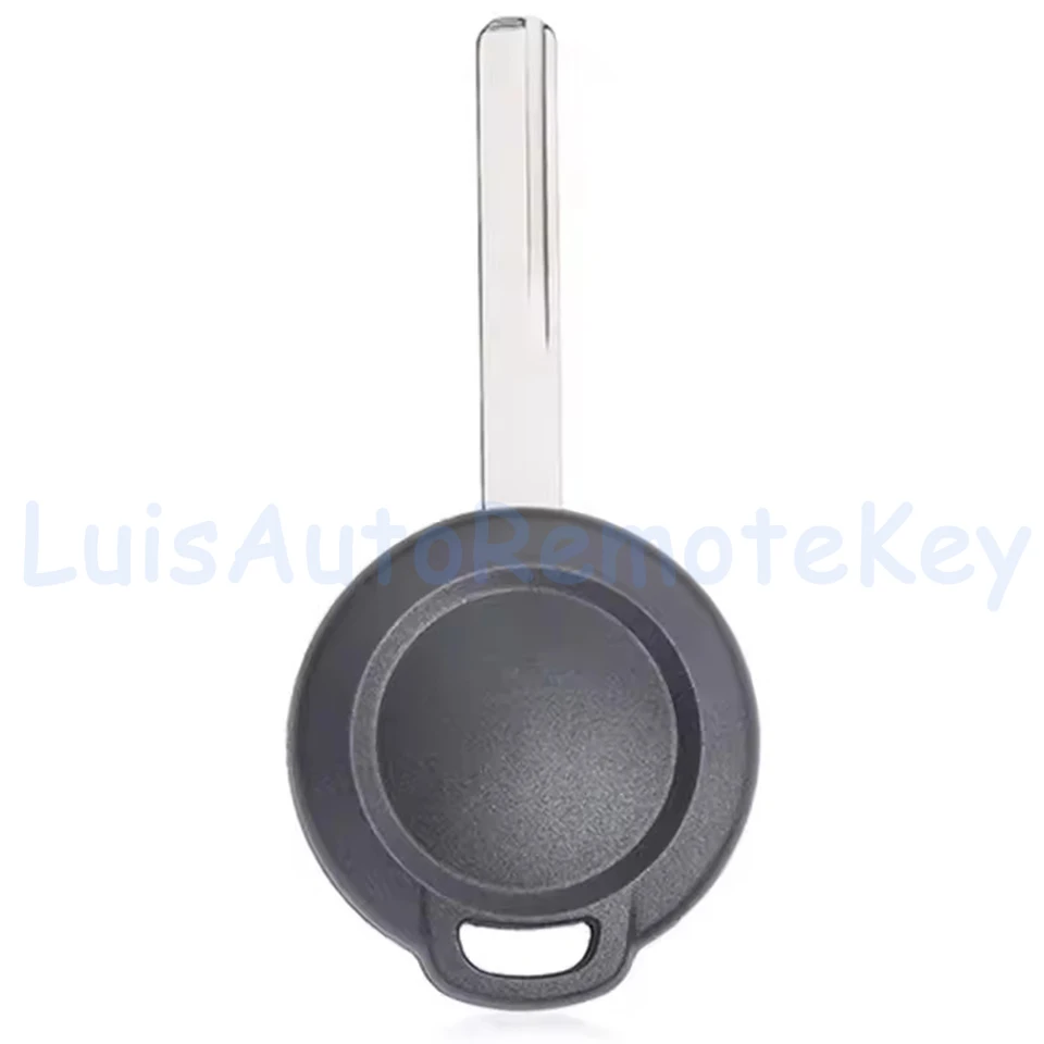 2 Custodie Chiave Auto Con Lama Non Tagliata Per Mitsubishi Colt, Carisma, Spacestar – 2 Pulsanti, Nero