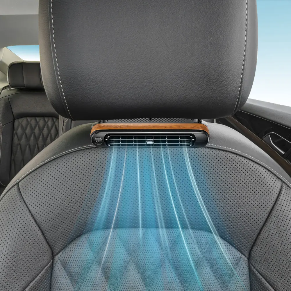 Car Seat Air Circulation Fan with Adjustable Wind Speeds