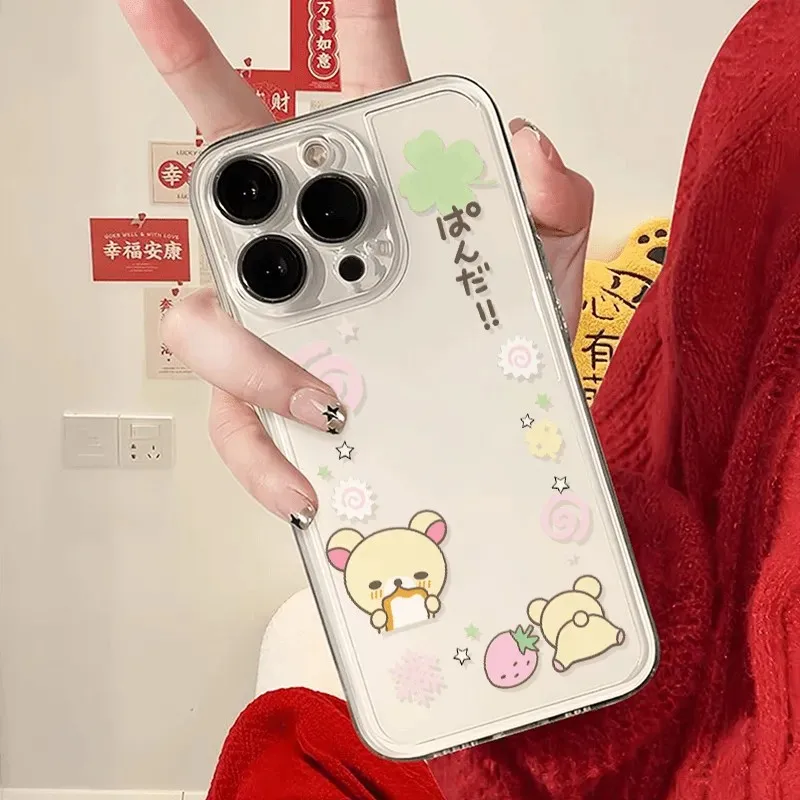 Creative Strawberry Kawaii Bear Cartoon Phone Case