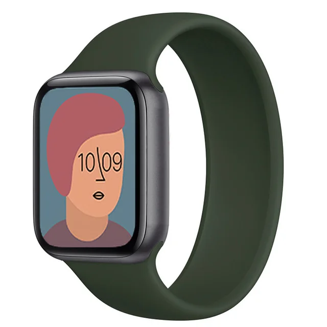 Elastic Silicone Solo Loop Strap