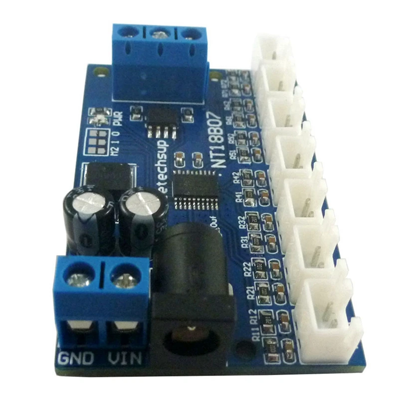 

4-х канальный 7 канальный RS485 NTC датчик температуры измерение MODBUS RTU безбумажный рекордер PLC NT18B07