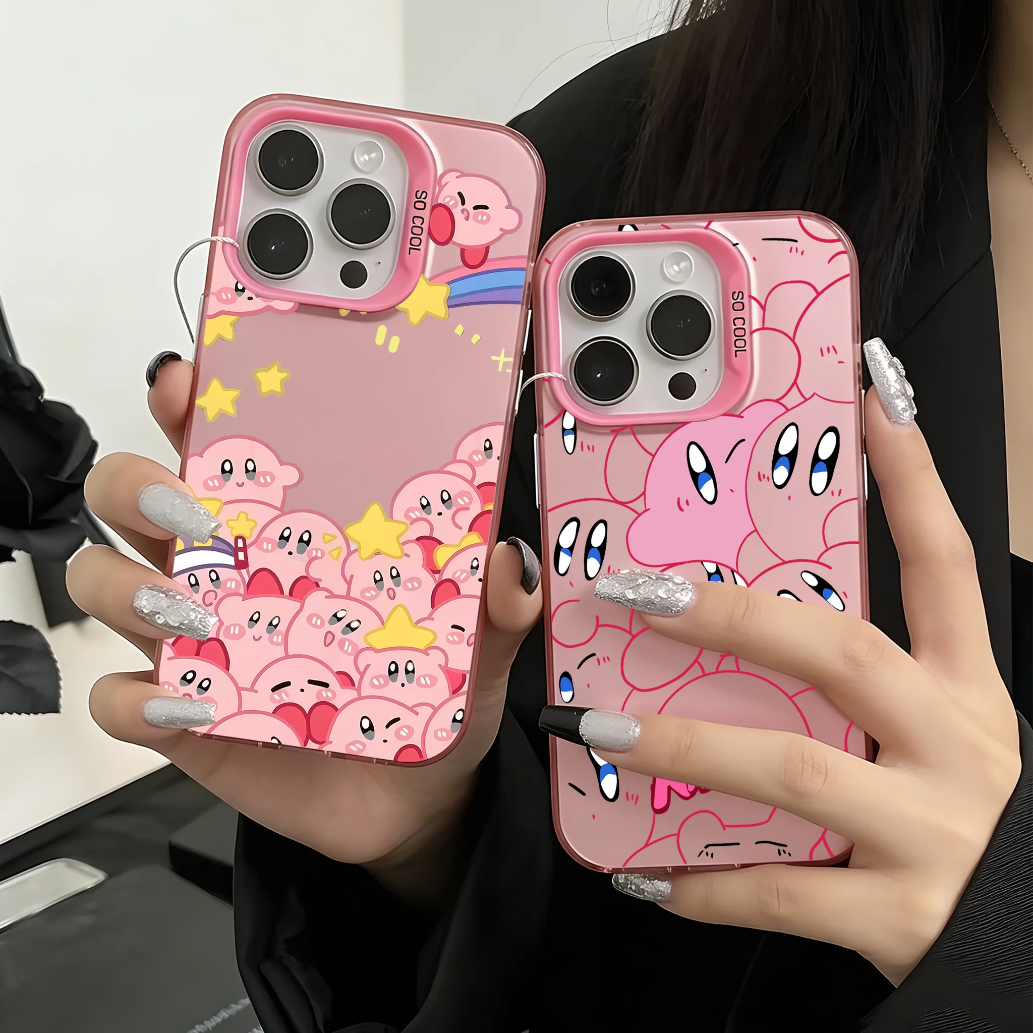 Adorable Pink Kirby Phone Case - Cute and Stylish Protective Cover