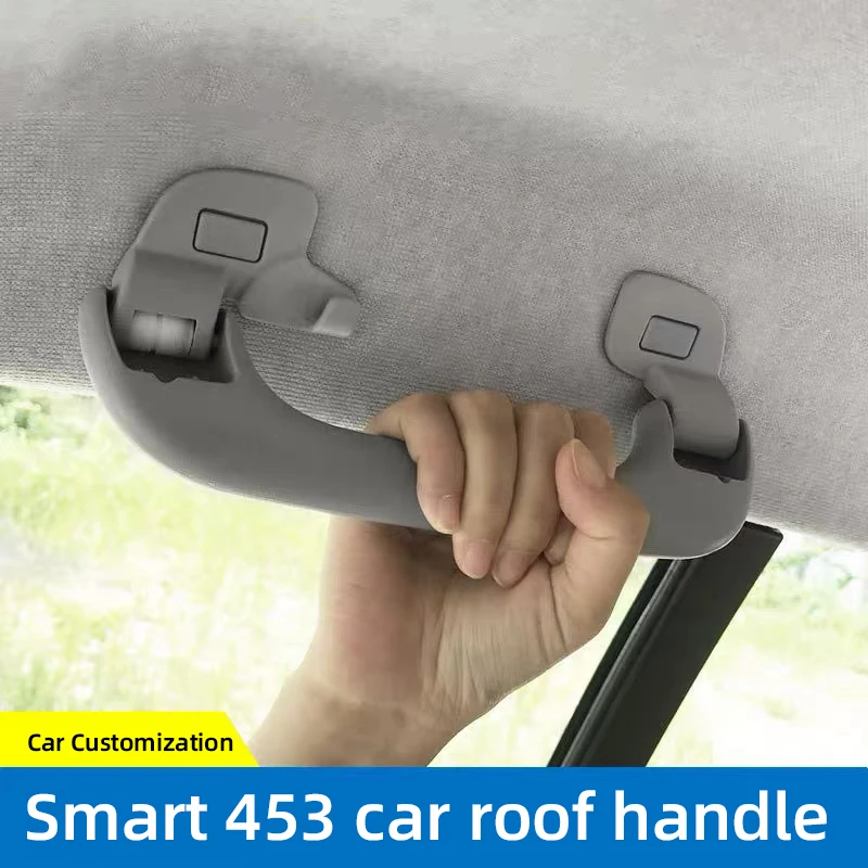 

Car Inner Roof Safety Handle Ceiling Armrest Handrail Roof Pull Handle Glasses Box for Smart 453 Fortwo forfour