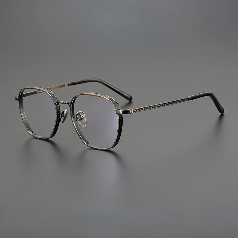 Japanese Pure Titanium Oval High Quality Eyeglasses Frames Men