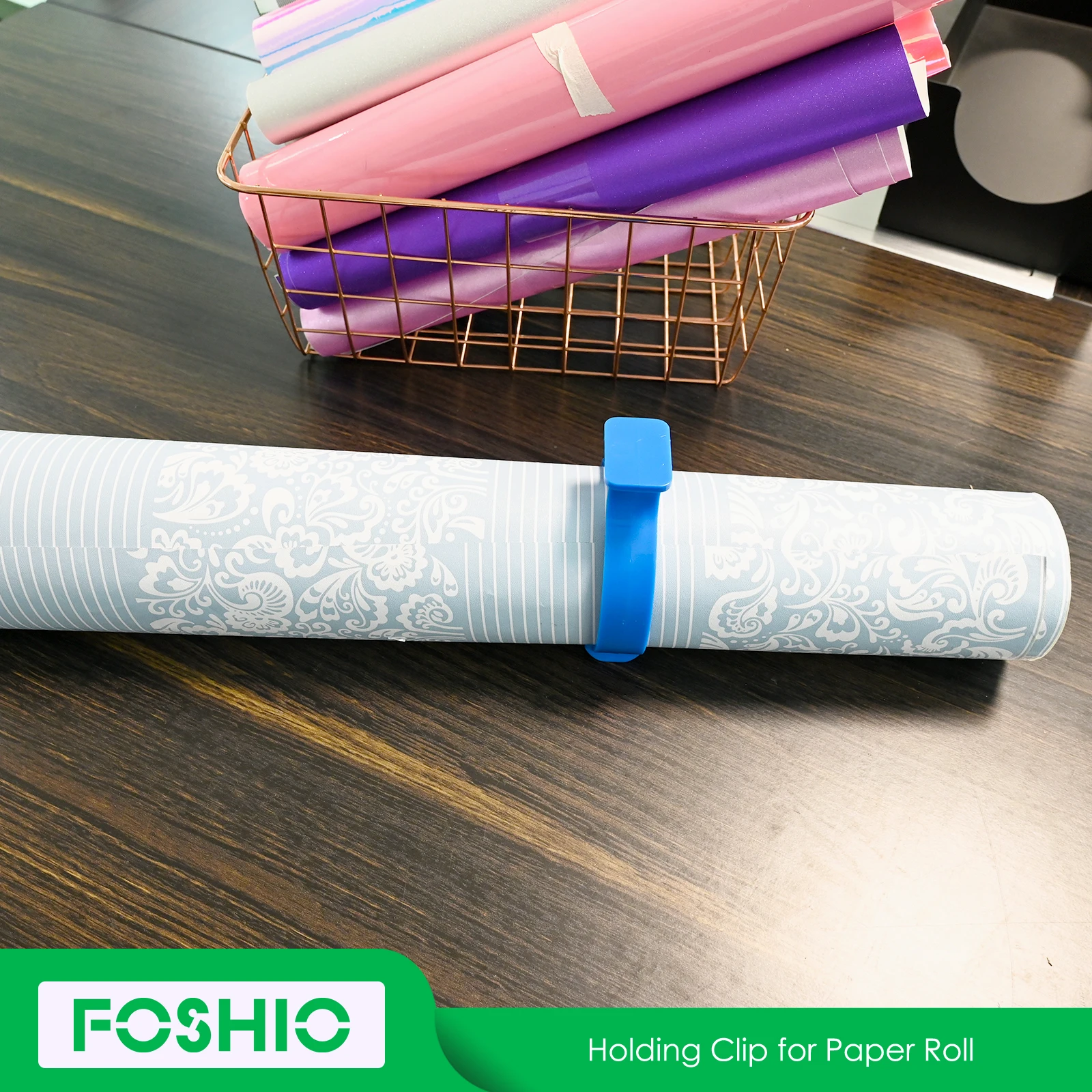 FOSHIO 3pcs/Set Window Film Tints Clip Coil Ring Car Wrap Sticker Foil Vinyl Decals Roll Collecting Loop Fastener Clamp Tools