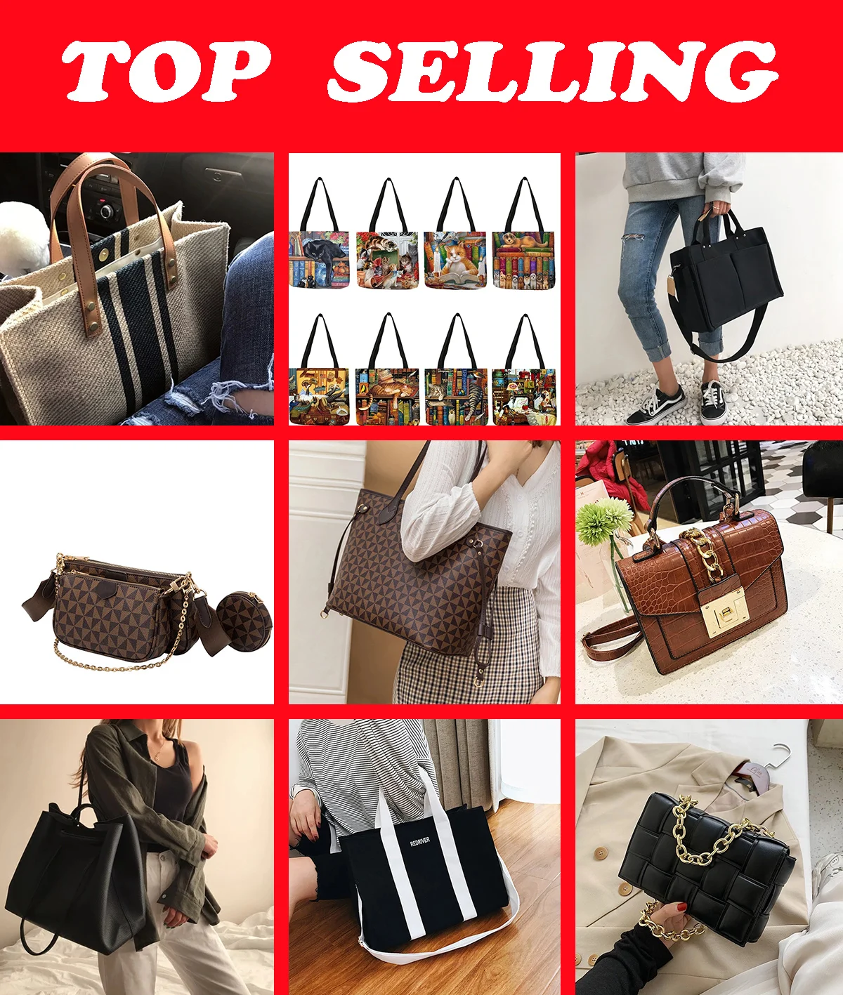 2021 Simple Fashion Large Canvas Handbag For Women Vintage Striped Tote Bag Female Portable Ol Business Briefcase Korean Style white shoulder bag