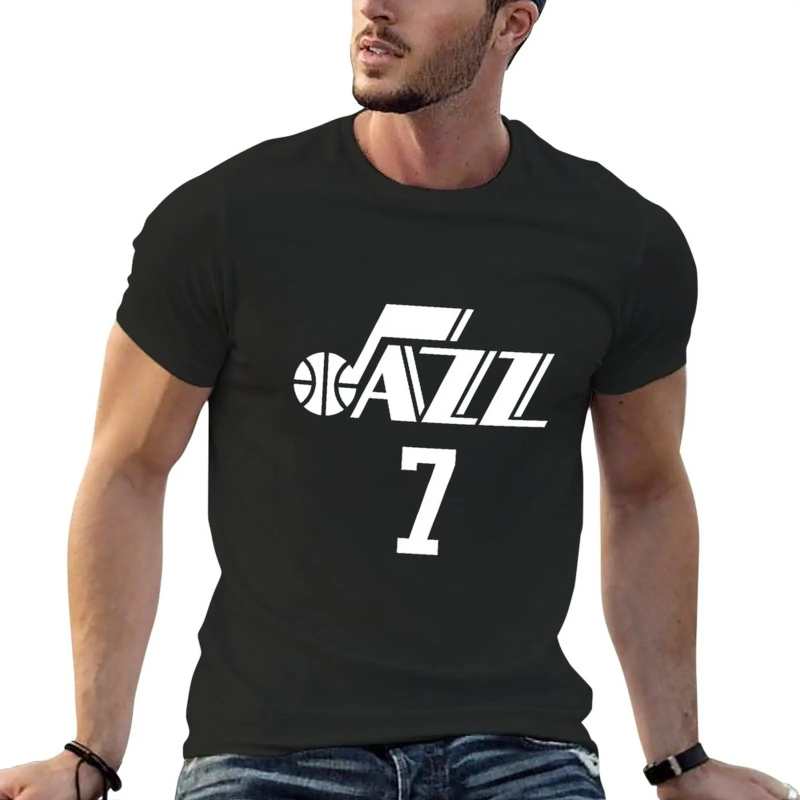 

Vintage 1990s Pete Maravich New Orleans Jazz T-Shirt aesthetic clothes mens vintage t shirts